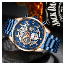Cargar imagen en el visor de la galería, RELOJ PARA HOMBRE CURREN 8391BL - AZUL