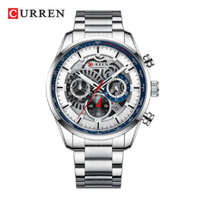 Cargar imagen en el visor de la galería, RELOJ PARA HOMBRE CURREN CUR8391SL - PLATEADO