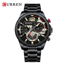 Cargar imagen en el visor de la galería, RELOJ PARA HOMBRE CURREN CUR8395BK - NEGRO