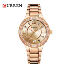 Cargar imagen en el visor de la galería, RELOJ PARA MUJER CURREN 9004PRG - ORO ROSA