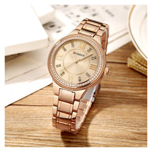 Cargar imagen en el visor de la galería, RELOJ PARA MUJER CURREN 9004PRG - ORO ROSA