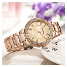 Cargar imagen en el visor de la galería, RELOJ PARA MUJER CURREN 9004PRG - ORO ROSA