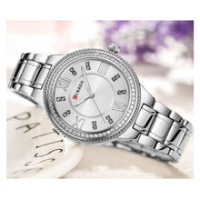 Cargar imagen en el visor de la galería, RELOJ PARA MUJER CURREN 9004SL - PLATEADO