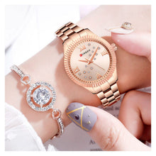 Cargar imagen en el visor de la galería, RELOJ PARA MUJER CURREN 9009RG - ORO ROSA