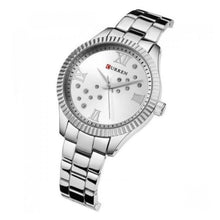Cargar imagen en el visor de la galería, RELOJ PARA MUJER CURREN 9009SL - PLATEADO