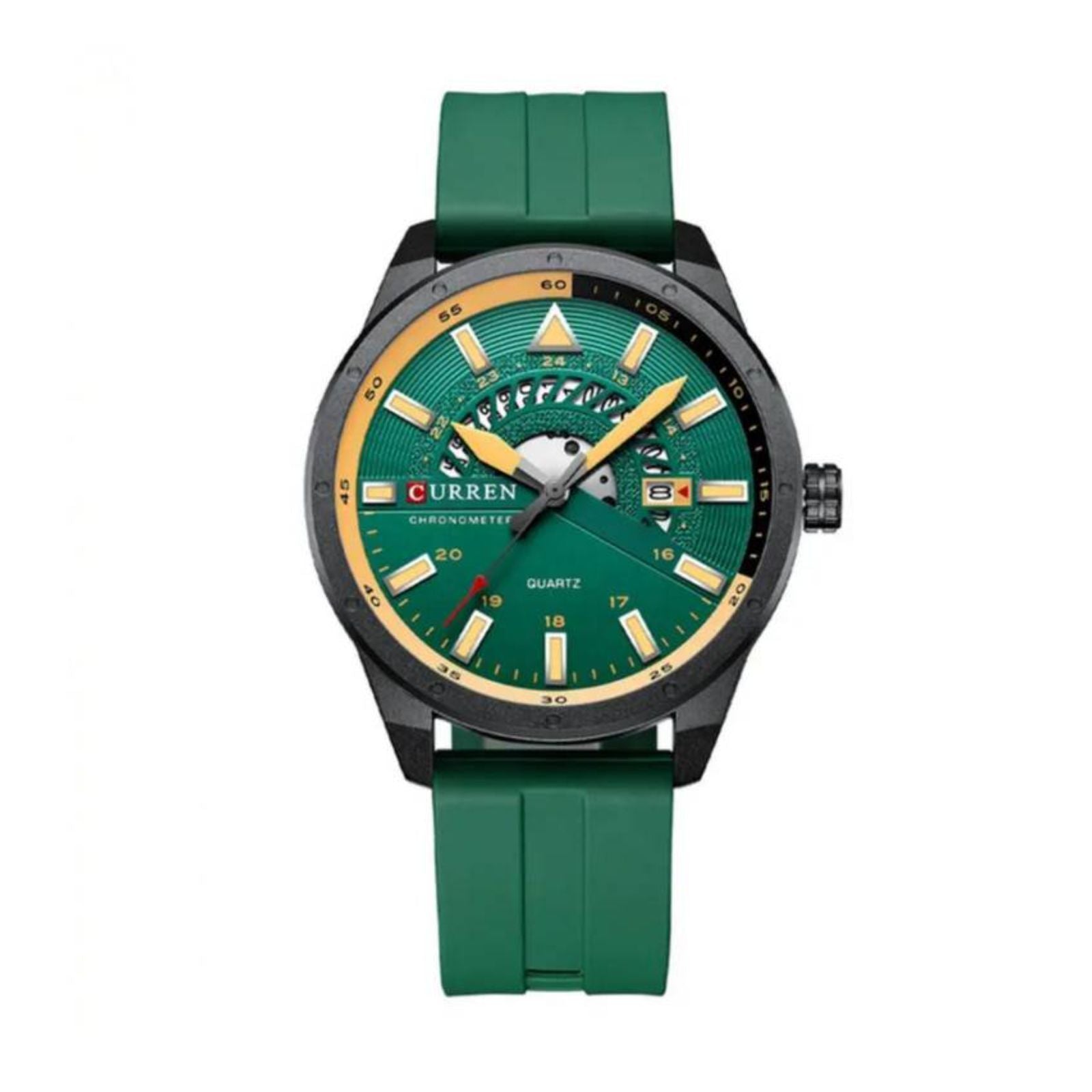 RELOJ CLÁSICO PARA HOMBRE CURREN KRED KRED5407 - VERDE – Kronotime