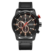 Cargar imagen en el visor de la galería, RELOJ CLÁSICO PARA HOMBRE CURREN KREB9401 KREB9401 - NEGRO