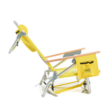 Cargar imagen en el visor de la galería, INVICTA BEACH CHAIRS ALUMINUM FOLDING WITH WOOD ARMREST 60X62X78CM