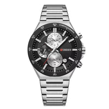 Cargar imagen en el visor de la galería, RELOJ PARA HOMBRE CURREN KREE4102 8481 - PLATEADO