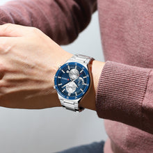 Cargar imagen en el visor de la galería, RELOJ PARA HOMBRE CURREN KREE4104 8481 - PLATEADO