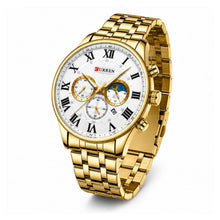 Cargar imagen en el visor de la galería, RELOJ PARA HOMBRE CURREN BUSINESS KRED721802 - DORADO