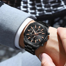 Cargar imagen en el visor de la galería, RELOJ PARA HOMBRE CURREN 8490 KREE4205 - NEGRO
