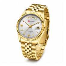 Cargar imagen en el visor de la galería, RELOJ PARA HOMBRE CURREN 8498 KREE4705 - DORADO