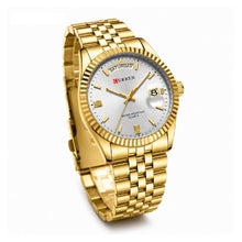 Cargar imagen en el visor de la galería, RELOJ PARA HOMBRE CURREN 8498 KREE4705 - DORADO