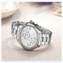 Cargar imagen en el visor de la galería, RELOJ PARA MUJER CURREN 9009 KREB6419 - PLATEADO