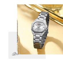 Cargar imagen en el visor de la galería, RELOJ PARA MUJER CURREN 9104 KREE3501 - PLATEADO