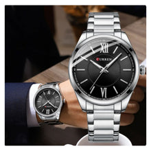 Cargar imagen en el visor de la galería, RELOJ PARA HOMBRE CURREN 8423 KRED631901 - PLATEADO
