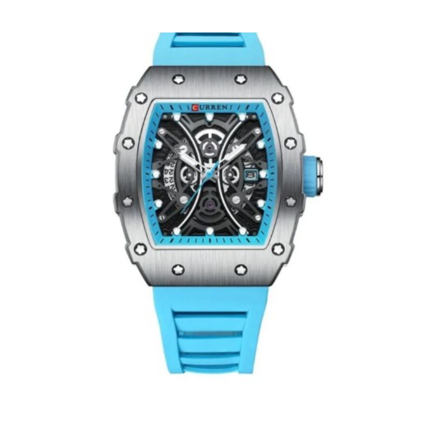 RELOJ DEPORTIVO PARA HOMBRE CURREN 8438 KRED8001 TURQUESA - Main Image