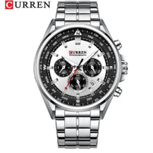 Cargar imagen en el visor de la galería, RELOJ PARA HOMBRE CURREN 8399 KRED311902 - PLATEADO
