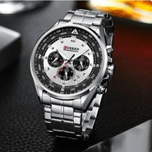 Cargar imagen en el visor de la galería, RELOJ PARA HOMBRE CURREN 8399 KRED311902 - PLATEADO
