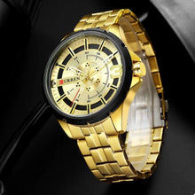 Cargar imagen en el visor de la galería, RELOJ PARA HOMBRE CURREN 8333 KREC5518 - DORADO