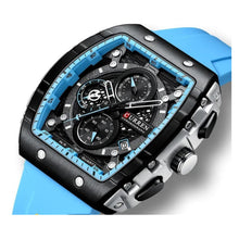 Cargar imagen en el visor de la galería, RELOJ DEPORTIVO PARA HOMBRE CURREN 8443 KRED8703 - CELESTE