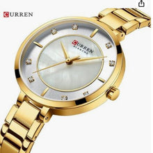 Cargar imagen en el visor de la galería, RELOJ PARA MUJER CURREN 9051 KREC6118 - DORADO