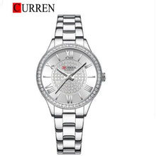 Cargar imagen en el visor de la galería, RELOJ PARA MUJER CURREN 9084 KRED5191919 - PLATEADO