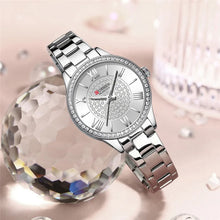 Cargar imagen en el visor de la galería, RELOJ PARA MUJER CURREN 9084 KRED5191919 - PLATEADO