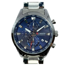 Cargar imagen en el visor de la galería, RELOJ PARA HOMBRE CURREN 8445 KRED8601 - PLATEADO