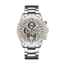 Cargar imagen en el visor de la galería, RELOJ PARA HOMBRE CURREN 8275 KREB561928 - PLATEADO