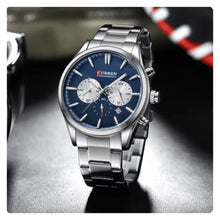 Cargar imagen en el visor de la galería, RELOJ PARA HOMBRE CURREN 8446 KRED8902 - PLATEADO