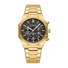 Cargar imagen en el visor de la galería, RELOJ PARA HOMBRE CURREN 8440 KRED8404 - DORADO