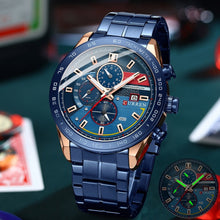 Cargar imagen en el visor de la galería, RELOJ PARA HOMBRE CURREN 8410 KRED532003 - AZUL