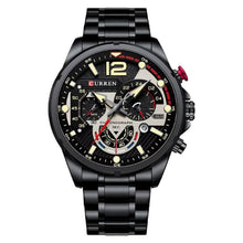 Cargar imagen en el visor de la galería, RELOJ PARA HOMBRE CURREN 8395 KRED330101 - NEGRO
