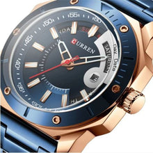 Cargar imagen en el visor de la galería, RELOJ PARA HOMBRE CURREN 8344 KRED072003 - AZUL