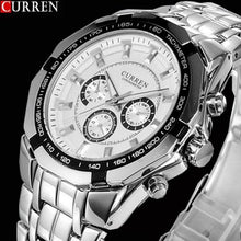 Cargar imagen en el visor de la galería, RELOJ PARA HOMBRE CURREN 8084 KRE0402 - PLATEADO