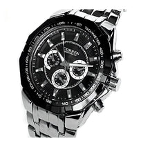 Cargar imagen en el visor de la galería, RELOJ PARA HOMBRE CURREN 8084 KRE0401 - PLATEADO