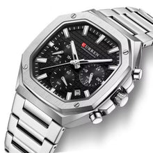 Cargar imagen en el visor de la galería, RELOJ PARA HOMBRE CURREN 8459 KREE0602 - PLATEADO
