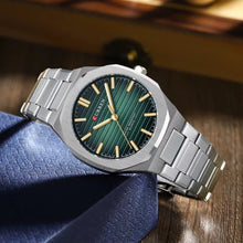Cargar imagen en el visor de la galería, RELOJ PARA HOMBRE CURREN 8456 KREE0204 - PLATEADO