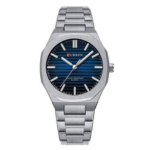 Cargar imagen en el visor de la galería, RELOJ PARA HOMBRE CURREN 8456 KREE0202 - PLATEADO