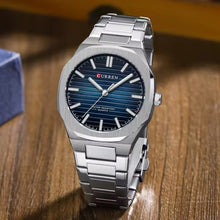 Cargar imagen en el visor de la galería, RELOJ PARA HOMBRE CURREN 8456 KREE0202 - PLATEADO