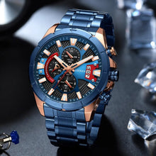 Cargar imagen en el visor de la galería, RELOJ PARA HOMBRE CURREN 8401 KRED42003 - AZUL