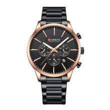 Cargar imagen en el visor de la galería, RELOJ PARA HOMBRE CURREN 8435 KRED7301 - NEGRO