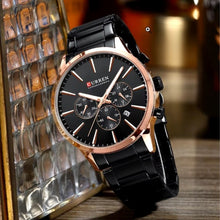 Cargar imagen en el visor de la galería, RELOJ PARA HOMBRE CURREN 8435 KRED7301 - NEGRO