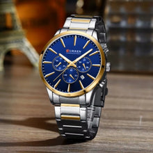 Cargar imagen en el visor de la galería, RELOJ PARA HOMBRE CURREN 8435 KRED7302 - PLATEADO
