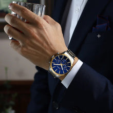 Cargar imagen en el visor de la galería, RELOJ PARA HOMBRE CURREN 8435 KRED7302 - PLATEADO
