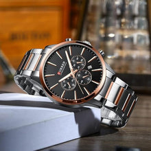 Cargar imagen en el visor de la galería, RELOJ PARA HOMBRE CURREN 8435 KRED7305 - PLATEADO