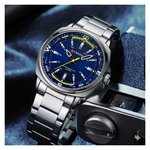 Cargar imagen en el visor de la galería, RELOJ PARA HOMBRE CURREN KRED9903 KRED9903 - PLATEADO