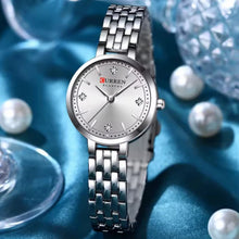 Cargar imagen en el visor de la galería, RELOJ PARA MUJER CURREN KREE3601 KREE3601 - PLATEADO